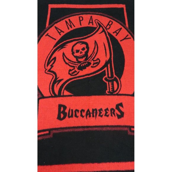 Buccaneer Beiderlack Blanket NFL Football Reversible Tampa Bay - Picture 5 of 6